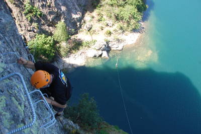 Via Ferrata - Villefort Via-ferrata, Occitanie, Lozère, Cévennes, activité