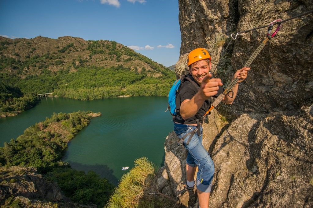 Via Ferrata - Villefort Via-ferrata, Lozère, Occitanie, Cévennes, activités